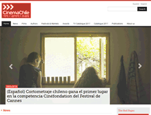 Tablet Screenshot of cinemachile.cl